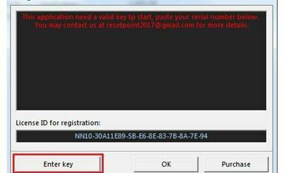 Epson L1300 Resetter License